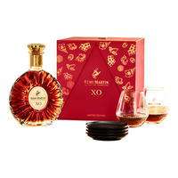 RÉMY MARTIN 人头马 X.O 干邑白兰地 40%vol 700ml 饕餮品鉴礼盒装 红色限定