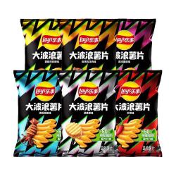 乐事 大波浪薯片 香脆烤鸡翅味Lay's/乐事大波浪薯片香脆烤鸡翅味零食小吃休闲