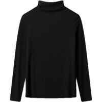 Ubras 高领轻暖肌底衣薄款春秋打底衣 热可可色 均码