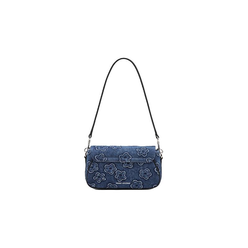 【线上特享】MARC JACOBS CLOVER 小号丹宁牛仔小雏菊压纹腋下包