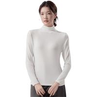 都市丽人 COSMO LADY秋季半高领打底衫女修身显瘦百搭女士打底保暖上衣女内搭打底秋衣