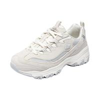 斯凯奇（Skechers）女鞋奶茶熊厚底增高老爹鞋百搭舒适潮流休闲运动鞋 紫色/多彩色/PRMT 39