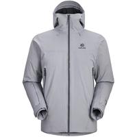 KAILAS凯乐石男款阿斯本硬壳羽绒服700蓬鹅绒防风保暖FLT 3L防水滑雪服 浅云灰 M