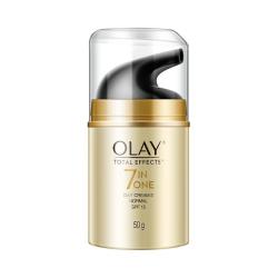 OLAY 面霜七重七效多效修护霜防晒乳霜保湿抗皱淡纹乳霜SPF15 修护霜SPF15 50ml（波兰产）
