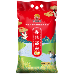 西湖农夫香 香丝苗米 2.5kg 袋装 大米