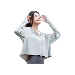 茉寻 露思同款 斗篷款防晒衣黑胶帽檐女凉感透气披肩外套防紫外线