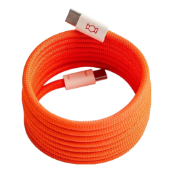 candysign 240W快充 USB C-C充电线  尼龙织 糖橙 Type-C Type-C 240W 5A