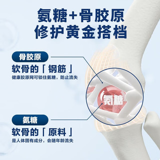 益节 Move Free 绿瓶氨糖软骨素钙片 120粒*2瓶