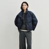 斯尔丽 【面包服】2025款立领保暖珠片绣设计女式宽松短款百搭羽绒服