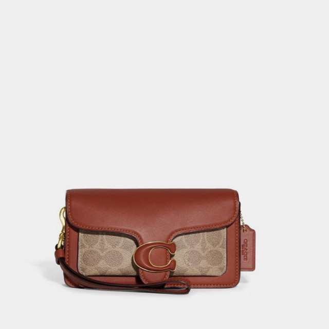 COACH 蔻驰 女士 TABBY 手拿包斜挎包 真皮女包