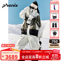 Phenix 滑雪服23雪季女单板双板全压胶防风防水保暖滑雪装备外套上衣 深绿上衣 XL