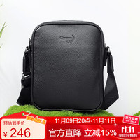 鳄鱼恤 男士商务单肩斜挎包 3081