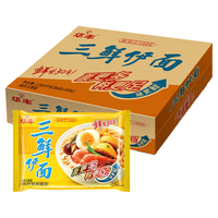 华丰 三鲜伊面86克*24包整箱 原味混合口味速食干吃泡面怀旧食品 三鲜伊面排骨味86g*15包