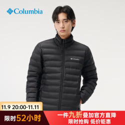 Columbia 哥伦比亚 2025秋冬新品哥伦比亚户外男拒水防风保暖立领650蓬羽绒服WE9860 010 M 175/96A