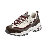 斯凯奇(Skechers)鞋子女秋冬奶茶熊运动厚底时尚复古老爹鞋149906 黑糖烤奶/BUGY 37