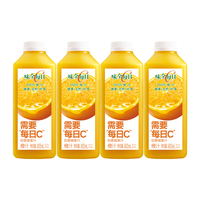 WEICHUAN 味全 每日C 100%橙汁 900ml*4瓶