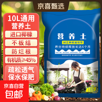 甜沃 营养土养花种菜土壤有机兰花植物盆栽种植椰砖土通用型 通用营养土10L