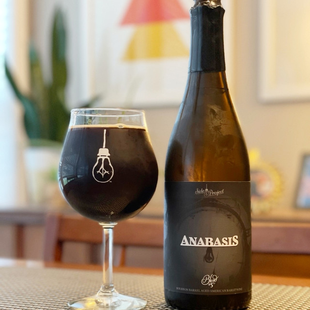 UT4.55分少量！：副计划 Side Project 侵略性格 波本桶 美式大麦啤酒 第5批次 750ml 单瓶装