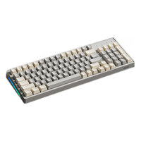 宏碁（acer）无线蓝牙键盘 type-c充电 真机械茶轴手感 笔记本平板ipad电脑通用键盘 黄灰拼色 OKW219