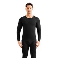 都市丽人保暖内衣套装 羊毛蚕丝 秋冬季秋衣秋裤 黑色(男款) XXXL