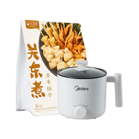 九生堂x美的 关东煮套餐6种食材30串送汤底料包+多功能电热火锅聚餐露营