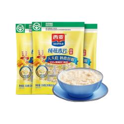 西麦 纯燕麦片350g*3袋高蛋白质0添加蔗糖健康营养品