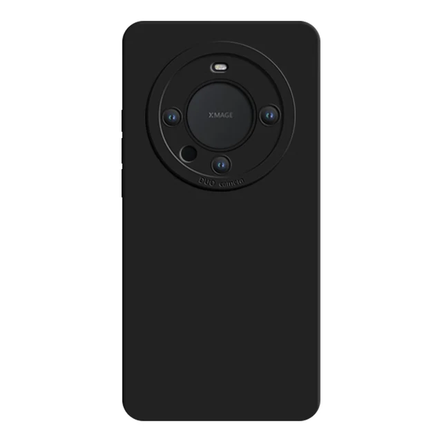  AOYAMIC 防摔 华为Mate60 Pro手机壳  经典黑 硅胶