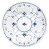 RoyalCopenhagen皇家哥本哈根半蕾丝唐草手绘餐具餐盘深盘家用菜盘子 半蕾丝唐草-24cm深盘