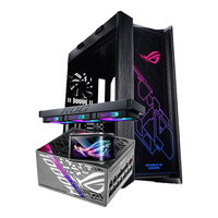  ASUS/华硕 6.67英寸曲面显示屏 水冷CPU散热器套装+太阳神机箱+白金4雷鹰1000W