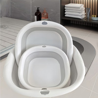 新骏隆 XINJUNLONG 折叠盆套装 3只 30cm 25cm 20cm