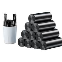 康夫特 手提垃圾袋大号加厚家用厨房方便收纳袋清洁袋 背心垃圾袋