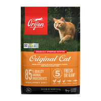 原始猎食渴望orijen猫粮鸡肉幼猫全猫粮无谷低敏进口天然粮猫干粮 爱猫5.4kg(23年12月)+罐头*2
