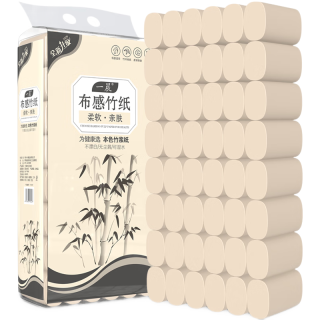 一晨 卫生纸48卷 布感本色