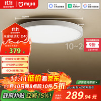 米家 MIJIA 吸顶灯 D40 圆形卧室灯简约书房餐厅灯 小爱智能语音控制 45W