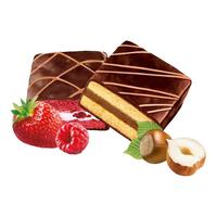 好丽友（ORION）派 巧克力派代餐饼干蛋糕早餐面包休闲零食糕点心小吃 大包装 Q蒂摩卡巧克力【18枚】504g