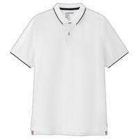 GIORDANO/佐丹奴 撞色门筒 男士Polo衫  24 标志红，64 雪花深鲸鱼蓝色 S，M，L，XL，XXL