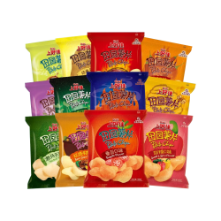 上好佳 田园薯片 多口味组合装 50g*10包
