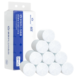 蓝漂 无芯 卷纸 6层150克21卷