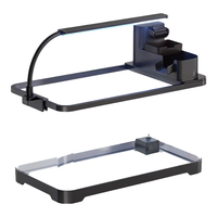 阔庭(KUOTING)古法鱼缸一体缸自循环免换水懒人带灯生态高清造景金鱼缸黑色