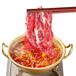 潮兴记 潮汕原切牛肉三花趾200g 牛腱子肉生鲜烤肉片关东煮烧烤火锅食材