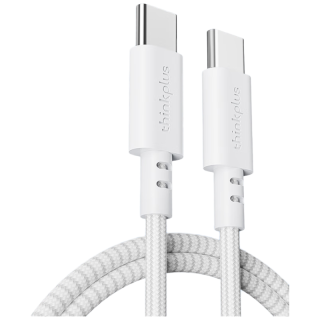  thinkplus PD100W快充 Type-C数据线  高端织白 尼龙织 Type-C Type-C 100W 5A