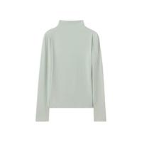 六只兔子（six rabbit）6RBI椰油美肤肌底衣早秋薄款打底衣百搭高领秋衣内搭外穿显瘦修身 薄荷绿 L 80-120