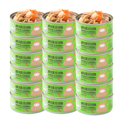 疯狂小狗 狗零食罐头宠物补水拌饭营养果蔬湿粮整箱  3+2肉蔬罐头 90g*18罐