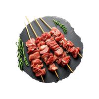 元牧希羊肉串60串空气炸锅冷冻半成品烧烤牛肉串组合羊排肉串羊肉