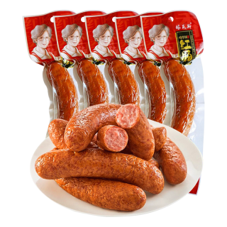塔瓦斯 哈尔滨风味红肠90g*5根 东北特产 熟食腊味 果木熏香肠