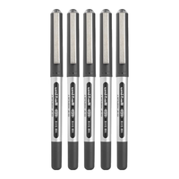 移动端、京东百亿补贴：uni UB-150 拔帽中性笔 黑色 0.5mm 5支装