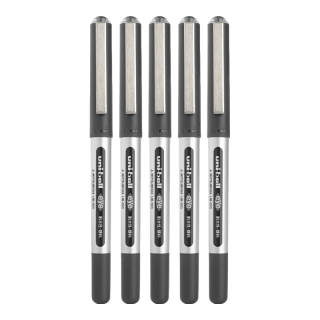 uni 三菱（三菱铅笔 uni）UB-150中性笔直液式走珠笔0.5mm办公签字笔速干型中性笔大容量水笔 黑