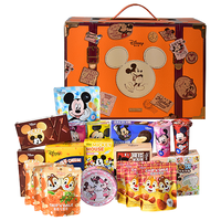 迪士尼儿童零食1236g饼干过年货礼盒春节大礼包学