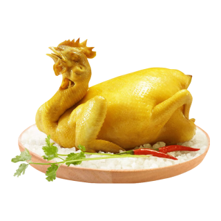 PLUS会员：天农 供港广府咸香清远鸡800g 熟食整鸡肉 冷冻 古法盐焗鸡清远老母鸡
