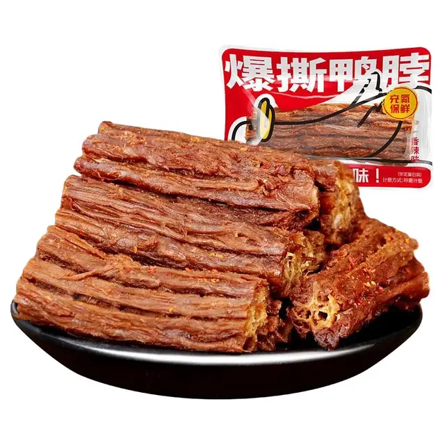 口口香手撕风干鸭脖整根即食肉零食氮气锁鲜休闲解馋零食小吃